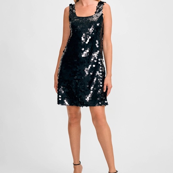 Isaac Mizrahi Dresses & Skirts - Isaac Mizrahi Black Sequin Mini Dress